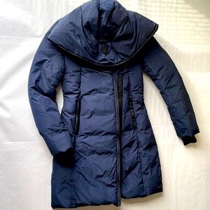 MACKAGE Kay quilted regular-fit shell-down hooded coat (Navy, New, XS)